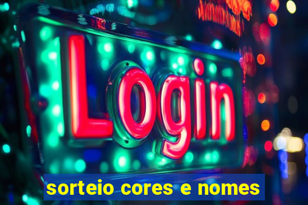 sorteio cores e nomes