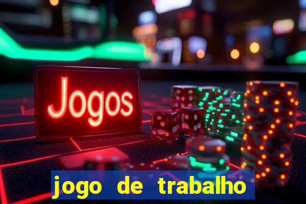 jogo de trabalho no escritório