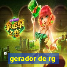 gerador de rg