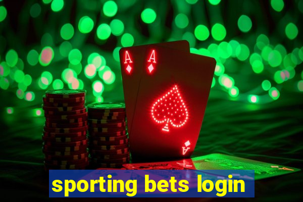 sporting bets login