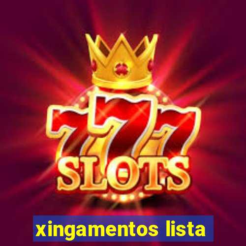 xingamentos lista