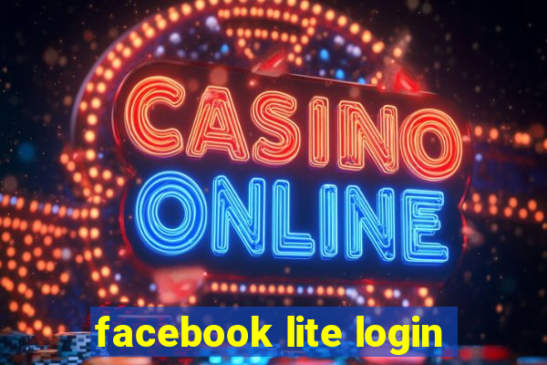 facebook lite login