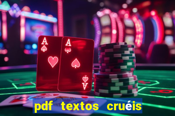 pdf textos cruéis demais para serem lidos rapidamente