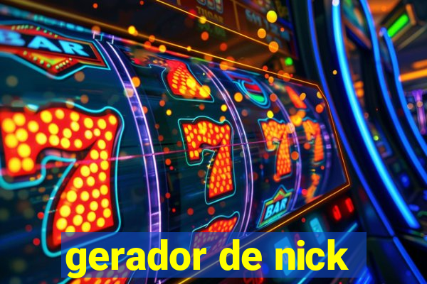 gerador de nick