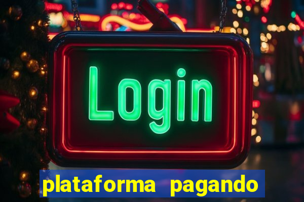 plataforma pagando no cadastro