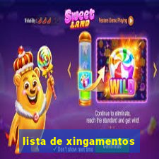 lista de xingamentos