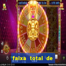 faixa total de gols 2 3 o que significa