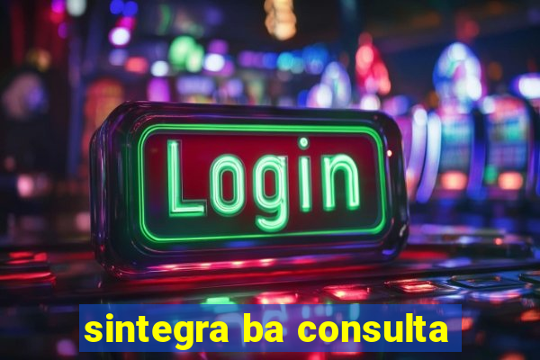 sintegra ba consulta