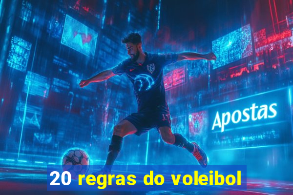 20 regras do voleibol